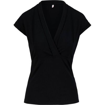 Blutsgeschwister, Damen, Shirts, Mon Cher Cache-coeur, Schwarz, (S) Blutsgeschwister, Damen, Shirts, Mon Cher Cache-coeur, Schwarz, (S)