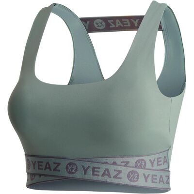 YEAZ REVOLUTE Sport-BH - Grau - Unterstützendes Fitness-Top YEAZ REVOLUTE Sport-BH - Grau - Unterstützendes Fitness-Top