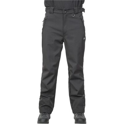 Trespass Hemic Wasserabweisende Softshell-Hosen - Schwarz XXL Trespass Hemic Wasserabweisende Softshell-Hosen - Schwarz XXL