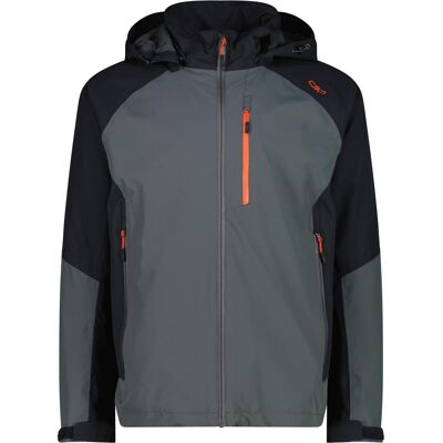 CMP Campagnolo, Herren, Outdoorjacken, Zip Hoodie (3XL, 56), Grau, 56, 3XL CMP Campagnolo, Herren, Outdoorjacken, Zip Hoodie (3XL, 56), Grau, 56, 3XL