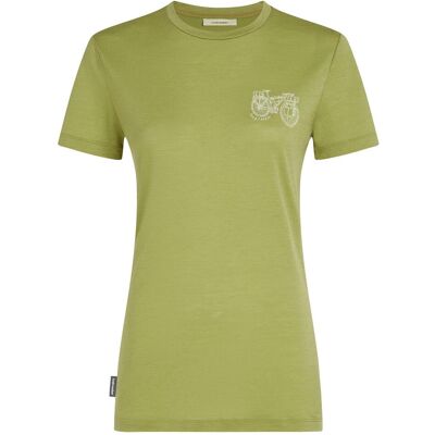 Icebreaker, Damen, Funktionsshirt, Women's Merino 150 Tech Lite S/S Adventure Ride (M), Grün Icebreaker, Damen, Funktionsshirt, Women's Merino 150 Tech Lite S/S Adventure Ride (M), Grün