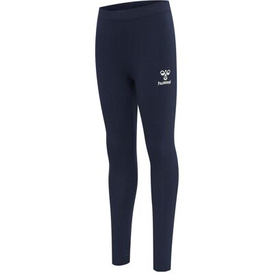 Hummel Black Iris Bio-Baumwoll Kinder Leggings - Sportkleidung Hummel Black Iris Bio-Baumwoll Kinder Leggings - Sportkleidung