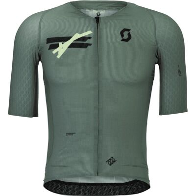 Scott Sports, Herren, Velotrikot, Jersey Ultd Aero S/S (M), Grün, M Scott Sports, Herren, Velotrikot, Jersey Ultd Aero S/S (M), Grün, M