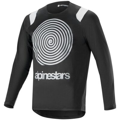 Alpinestars, Herren, Velotrikot, Jersey 24 A-Supra Oscar Ls (L), Schwarz, L Alpinestars, Herren, Velotrikot, Jersey 24 A-Supra Oscar Ls (L), Schwarz, L