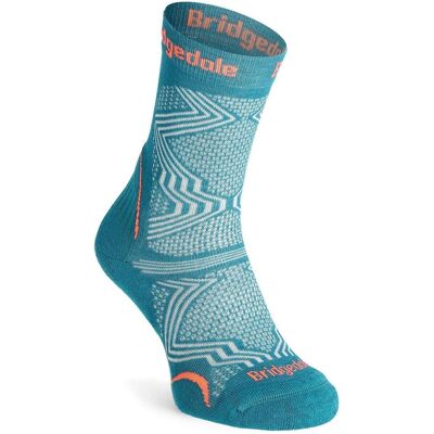 Bridgedale, Damen, Sportsocken, Hike UL T2 Coolmax Performance (35 - 37), Türkis Bridgedale, Damen, Sportsocken, Hike UL T2 Coolmax Performance (35 - 37), Türkis
