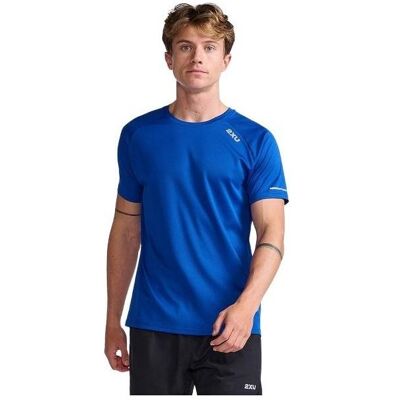 2XU Aero Blau S - Lauf-T-Shirt 2XU Aero Blau S - Lauf-T-Shirt