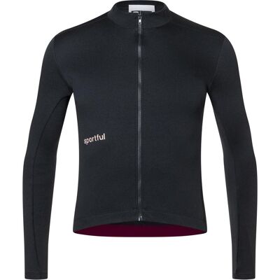 Sportful, Herren, Velotrikot, Classic Thermal Jersey (L), Schwarz, L Sportful, Herren, Velotrikot, Classic Thermal Jersey (L), Schwarz, L