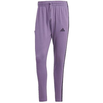 Adidas Herren, Sporthose, Essentials Single Jersey Tapered Hose mit offenem Saum (XXL), Violett Adidas Herren, Sporthose, Essentials Single Jersey Tapered Hose mit offenem Saum (XXL), Violett