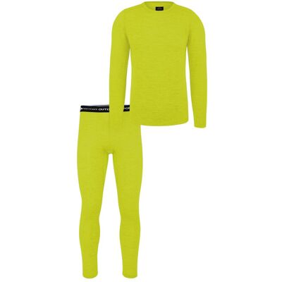 Normani, Herren, Funktionsshirt, Herren Merino Unterwäsche-Set Melbourne/Sydney - 9127 (56, XXL), Gelb, XXL, 56 Normani, Herren, Funktionsshirt, Herren Merino Unterwäsche-Set Melbourne/Sydney - 9127 (56, XXL), Gelb, XXL, 56