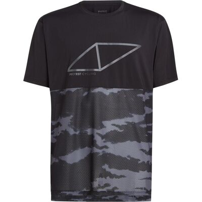 Protest, Herren, Velotrikot, Fahrradtrikot Prtmaslow Cycling Jersey Short Sleeve - true black (M), Schwarz, M Protest, Herren, Velotrikot, Fahrradtrikot Prtmaslow Cycling Jersey Short Sleeve - true black (M), Schwarz, M