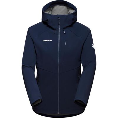 Mammut, Damen, Outdoorjacken, Ultimate Comfort SO Hooded Jacket Women (XS), Blau Mammut, Damen, Outdoorjacken, Ultimate Comfort SO Hooded Jacket Women (XS), Blau