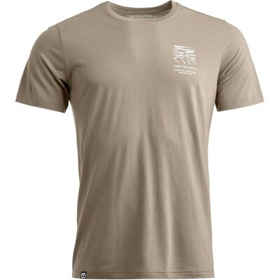 ORTOVOX - Tourenshirt Mountain 150COOL - Grey Sand - Shirt ORTOVOX - Tourenshirt Mountain 150COOL - Grey Sand - Shirt