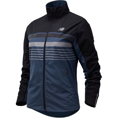 New Balance, Damen, Laufjacke, W Accelerate Protect Jacket Reflective (S), Grau, S New Balance, Damen, Laufjacke, W Accelerate Protect Jacket Reflective (S), Grau, S