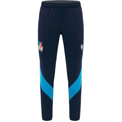 Macron, Herren, Sporthose, Trainingshose Italien 2024/25 (XL), Blau Macron, Herren, Sporthose, Trainingshose Italien 2024/25 (XL), Blau