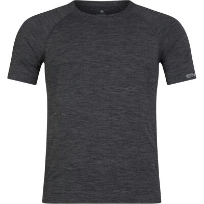 Endura, Herren, Funktionsshirt, BaaBaa Pro S/S Baselayer Unterhemd (S, XS), Grau, S, XS Endura, Herren, Funktionsshirt, BaaBaa Pro S/S Baselayer Unterhemd (S, XS), Grau, S, XS
