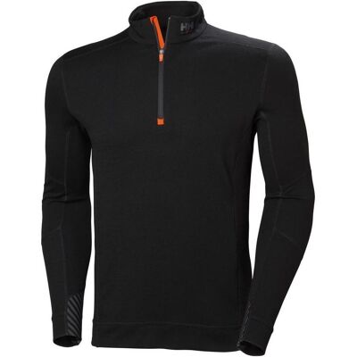 Helly Hansen Herren, Funktionsshirt, Thermo-T-Shirt Lifa Merino Zip Schwarz (M), Schwarz, M Helly Hansen Herren, Funktionsshirt, Thermo-T-Shirt Lifa Merino Zip Schwarz (M), Schwarz, M
