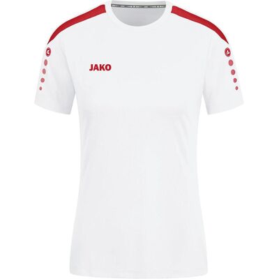JAKO Damen Trikot Power KA - weiß/rot - Größe 38 - Sportshirt JAKO Damen Trikot Power KA - weiß/rot - Größe 38 - Sportshirt