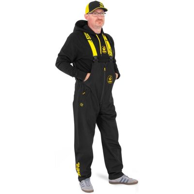 Black-Cat, Unisex, Outdoorhose, Regenlatzhose (S), Schwarz Black-Cat, Unisex, Outdoorhose, Regenlatzhose (S), Schwarz