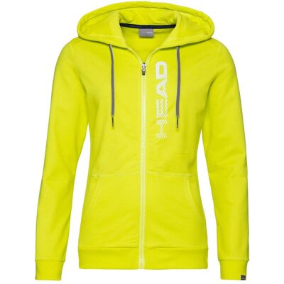 Head, Damen, Pullover, CLUB GRETA Hoodie FZ W, Gelb, (XS) Head, Damen, Pullover, CLUB GRETA Hoodie FZ W, Gelb, (XS)