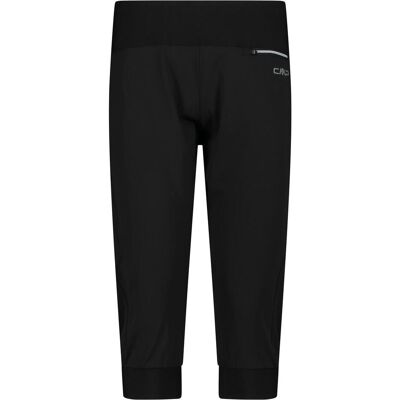 CMP Campagnolo, Damen, Langlaufhose, Stretch Capri Hose (46, XXL), Schwarz CMP Campagnolo, Damen, Langlaufhose, Stretch Capri Hose (46, XXL), Schwarz