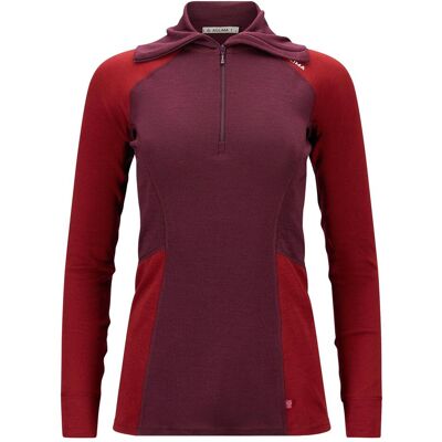 Aclima, Damen, Funktionsshirt, WarmWool Polo (XS), Rot, XS Aclima, Damen, Funktionsshirt, WarmWool Polo (XS), Rot, XS