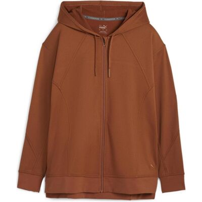 Puma Damen Cloudspun Full-Zip Trainings-Hoodie - Braun - M - Hoodie Puma Damen Cloudspun Full-Zip Trainings-Hoodie - Braun - M - Hoodie