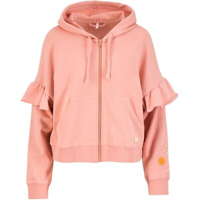 Blutsgeschwister, Damen, Outdoorjacken, Ruffle Rebel (S), Pink, Rosa, Mehrfarbig, S Blutsgeschwister, Damen, Outdoorjacken, Ruffle Rebel (S), Pink, Rosa, Mehrfarbig, S