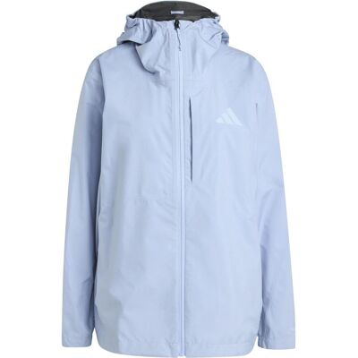 Adidas Damen, Regenjacken, W Mt 2.5L R J - globlu, Blau, (L) Adidas Damen, Regenjacken, W Mt 2.5L R J - globlu, Blau, (L)