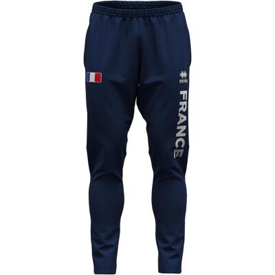 Errea, Herren, Sporthose, traininghoe france flann 2024/25 (S), Blau Errea, Herren, Sporthose, traininghoe france flann 2024/25 (S), Blau