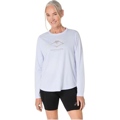 ASICS, Damen, Sportshirt, Fujitrail Logo Langarm-Oberteil Blau (L), Blau, L ASICS, Damen, Sportshirt, Fujitrail Logo Langarm-Oberteil Blau (L), Blau, L