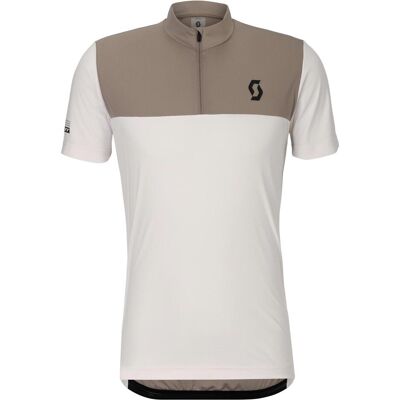 Scott Sports, Herren, Velotrikot, Endurance LT S/S Trikot (M), Weiss, Braun, M Scott Sports, Herren, Velotrikot, Endurance LT S/S Trikot (M), Weiss, Braun, M