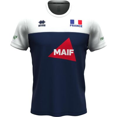 Errea - France Brandon AIF 2024/25 - Blau - Sports shirt Errea - France Brandon AIF 2024/25 - Blau - Sports shirt