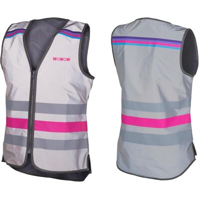Wowow, Damen, Velojacke, Lucy Full (S), Pink, Silber, S Wowow, Damen, Velojacke, Lucy Full (S), Pink, Silber, S