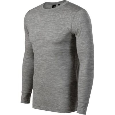 Malfini, Herren, Funktionsshirt, Premium Merino Rise LS M T-shirt MLI-15912 (XL), Grau, Silber Malfini, Herren, Funktionsshirt, Premium Merino Rise LS M T-shirt MLI-15912 (XL), Grau, Silber