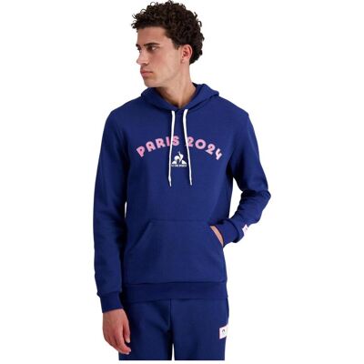 Le Coq Sportif N°2 Blauer Hoodie - Sweatshirt Le Coq Sportif N°2 Blauer Hoodie - Sweatshirt