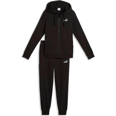 Puma Damen, Trainingsjacken, Hooded Sweat Suit TR cl (XS), Schwarz, XS Puma Damen, Trainingsjacken, Hooded Sweat Suit TR cl (XS), Schwarz, XS