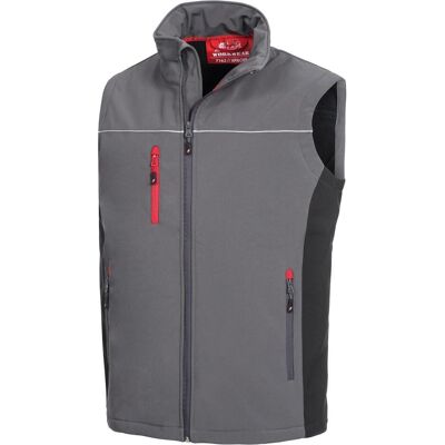 Nitras, Herren, Westen, 473.05 Softshellweste "Apache" Grösse XL in grau/schwarz, Schwarz, Grau, (XL) Nitras, Herren, Westen, 473.05 Softshellweste "Apache" Grösse XL in grau/schwarz, Schwarz, Grau, (XL)