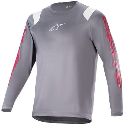 Alpinestars, Herren, Velotrikot, Jersey 24 A-Supra Astar Ls (S), Grau, S Alpinestars, Herren, Velotrikot, Jersey 24 A-Supra Astar Ls (S), Grau, S