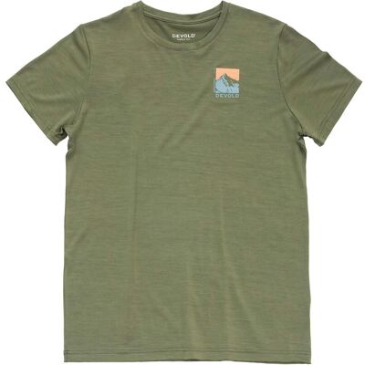 Devold, Herren, Funktionsshirt, Classic "Summit" Tee Man (L), Grün, L Devold, Herren, Funktionsshirt, Classic "Summit" Tee Man (L), Grün, L