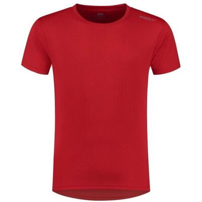 Rogelli Rotes M Leichtes Lauf-T-Shirt Rogelli Rotes M Leichtes Lauf-T-Shirt