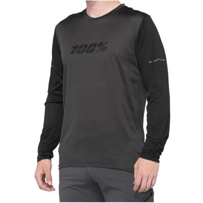 100%, Herren, Velotrikot, Jersey Ridecamp Long Sleeve (XL), Schwarz, XL 100%, Herren, Velotrikot, Jersey Ridecamp Long Sleeve (XL), Schwarz, XL