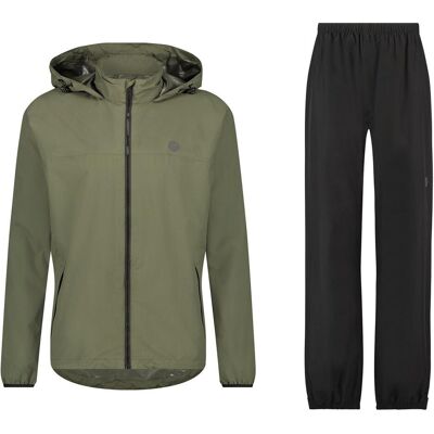 Agu, Unisex, Regenjacken, GO Regenpak Essential Dames & Heren - Groen - L - Waterdicht & Ademend, Grün, Schwarz, (L) Agu, Unisex, Regenjacken, GO Regenpak Essential Dames & Heren - Groen - L - Waterdicht & Ademend, Grün, Schwarz, (L)
