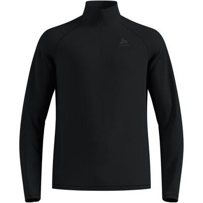 Odlo, Herren, Funktionsshirt, BESSO Midlayer 1/2 Zip M black XL (XL), Schwarz, XL Odlo, Herren, Funktionsshirt, BESSO Midlayer 1/2 Zip M black XL (XL), Schwarz, XL