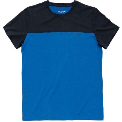 Devold, Herren, Funktionsshirt, Classic Linear Tee Man (S), Blau, S Devold, Herren, Funktionsshirt, Classic Linear Tee Man (S), Blau, S