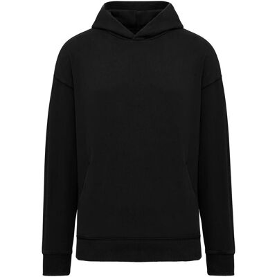 Native Spirit, Unisex, Pullover, Übergrosser, nachhaltig gefärbter Kapuzenpullover, Schwarz, (S) Native Spirit, Unisex, Pullover, Übergrosser, nachhaltig gefärbter Kapuzenpullover, Schwarz, (S)