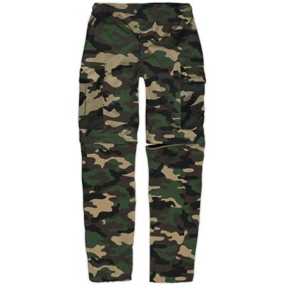 Normani, Herren, Outdoorhose, Herren 2-in-1 Rip-Stop-Zip-Off BDU Rangerhose Landscape (XXL), Grün Normani, Herren, Outdoorhose, Herren 2-in-1 Rip-Stop-Zip-Off BDU Rangerhose Landscape (XXL), Grün