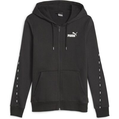Puma Damen, Pullover, ESS TAPE FZ Hoodie FL, Schwarz, (S) Puma Damen, Pullover, ESS TAPE FZ Hoodie FL, Schwarz, (S)