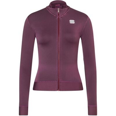 Sportful, Damen, Velotrikot, Monocrom W Thermal Jersey (XL), Violett, XL Sportful, Damen, Velotrikot, Monocrom W Thermal Jersey (XL), Violett, XL