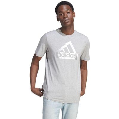 Adidas II3467 Grau Metallic Herren T-Shirt - Ganzjährig Adidas II3467 Grau Metallic Herren T-Shirt - Ganzjährig
