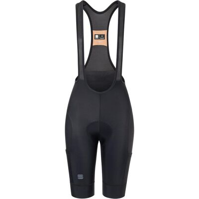 Sportful, Damen, Velohosen, Giara 2 W Bibshort (XL), Grau, Schwarz Sportful, Damen, Velohosen, Giara 2 W Bibshort (XL), Grau, Schwarz